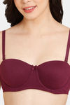 Rosaline Padded Wired 3/4th Coverage Strapless Bra - Winter Bloom — thumbnail 5